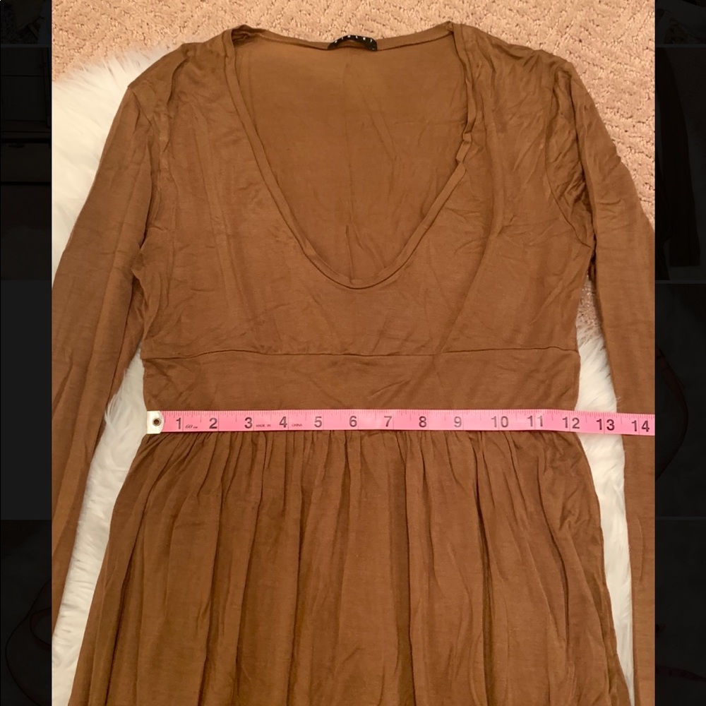 🐻Sisley comfy brown dress🐻 - Picture 10 of 10